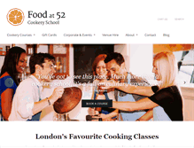 Tablet Screenshot of foodat52.co.uk